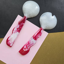 Load image into Gallery viewer, 2 Colors, Hand Poured Resin Salad Serving Set -  Serving Set