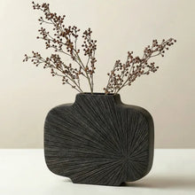 Load image into Gallery viewer, Radiance Tall Double Sided Carved Resin Profile Vase