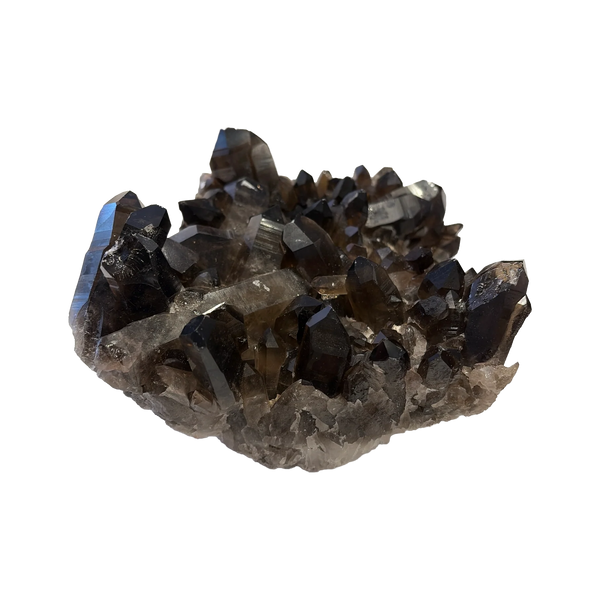 Large Smoky Quartz Clusters