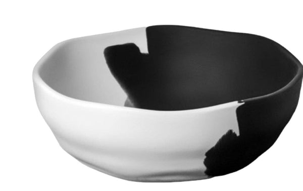 Large Duo wavy bowl with servers