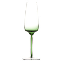 Load image into Gallery viewer, Gem Emerald Flute Glass 200 ml, Set of 4
