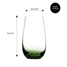 Load image into Gallery viewer, Gem Emerald Highball Glass 520 ml, Set of 4