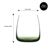 Load image into Gallery viewer, Gem Emerald Old Fashioned Glass 350 ml, Set of 4