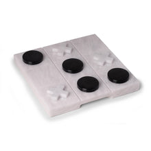Load image into Gallery viewer, Marble Tic Tac Toe Set