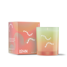 Load image into Gallery viewer, LOHN Birthday Candle - Champagne &amp; Orange Zest