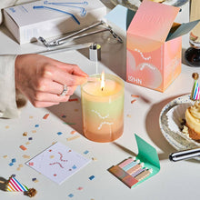 Load image into Gallery viewer, LOHN Birthday Candle - Champagne &amp; Orange Zest