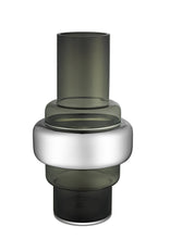 Load image into Gallery viewer, Retro Design Vase Glass - XXL Silver