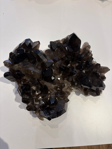 Large Smoky Quartz Clusters