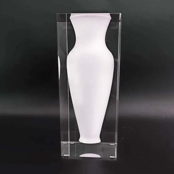 Premium Resin Bud Vase — Elongated Silhouette-8.75”-HW