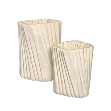 Load image into Gallery viewer, Square Ceramic Off-White Vase
