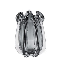Load image into Gallery viewer, Exquisite Crystal Glass Bud Vase with Curl Edge