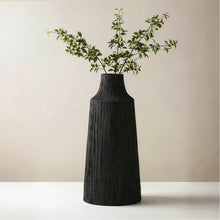 Load image into Gallery viewer, Petra Etched Line Resin Vase