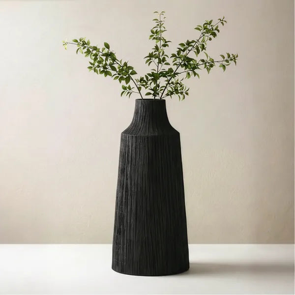 Petra Etched Line Resin Vase