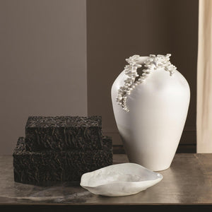 Cascading Reef Vase-White