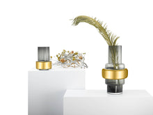 Load image into Gallery viewer, Retro Design Glass Vase 18k - XXL Gold