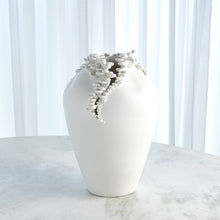 Load image into Gallery viewer, Cascading Reef Vase-White