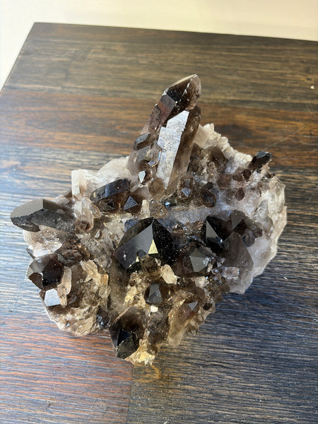 Smoky Quartz Cluster