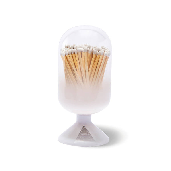 Cloud Match Cloche, White-tip Matches