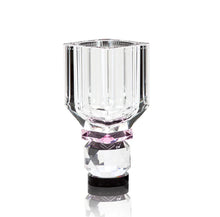 Load image into Gallery viewer, Utah Vase - Clear/Brown/Pink