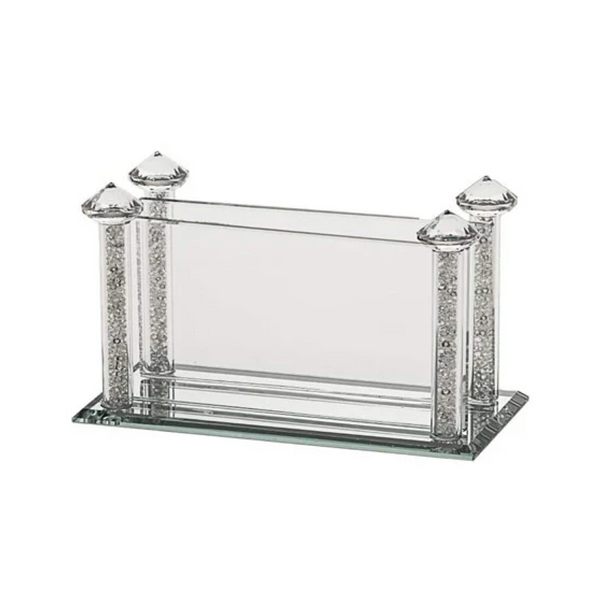 Judaica Crystal Match Box Holder with matches included