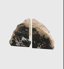 Load image into Gallery viewer, Petrified Wood Bookends Set of 2