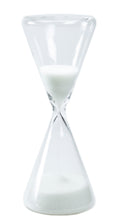 Load image into Gallery viewer, Transparent Glass Sand Timer - 30 Minutes