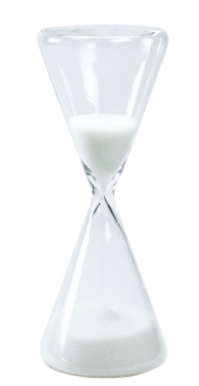 Transparent Glass Sand Timer - 30 Minutes