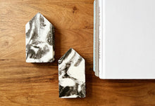 Load image into Gallery viewer, Concrete Marble Bookends Set of 2
