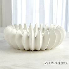 Load image into Gallery viewer, Spicchi Line Bowl-Matte White