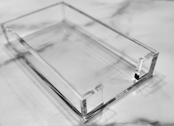 ACRYLIC GUEST TOWEL HOLDER