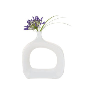 OPEN VASE - WHITE