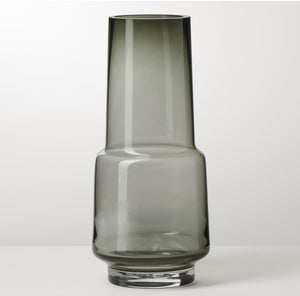 SOLO SMOKE GLASS VASE