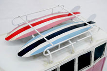 Load image into Gallery viewer, Vintage VW Bus Metal Model - Pink &amp; Blue