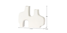 Load image into Gallery viewer, Abstract Duo Ceramic Vase