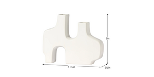 Abstract Duo Ceramic Vase