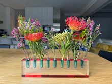 Load image into Gallery viewer, Beautiful Lucite Oil Menorah/or Decorative Flower Vase