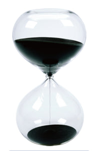 Transparent Glass Sand Timers - 60 Minutes