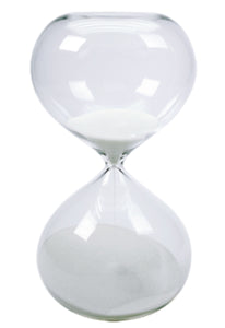 Transparent Glass Sand Timers - 60 Minutes