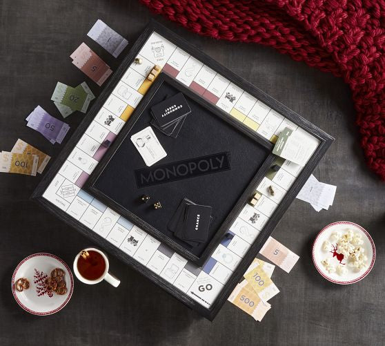 Wooden Monopoly Board Game - Luxury Edition