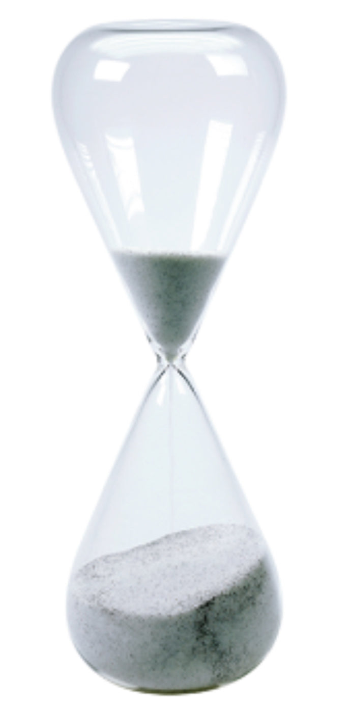 Transparent Glass Timers - 15 Minutes