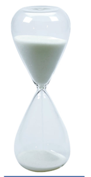 Transparent Glass Timers - 15 Minutes