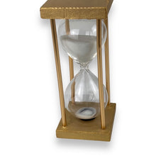 Load image into Gallery viewer, Sand Timer Gold Stand - 15 minutes