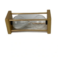 Load image into Gallery viewer, Sand Timer Gold Stand - 15 minutes