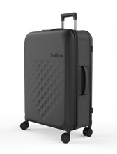 Load image into Gallery viewer, Flex 360° Large Checked Spinner 4 Wheel Suitcase