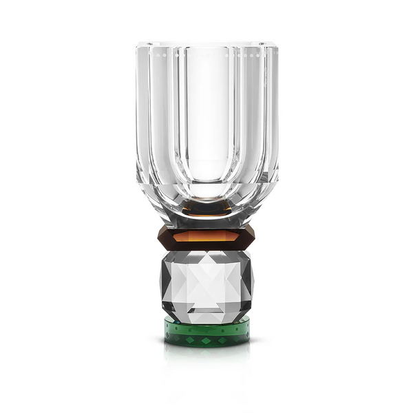 Utah Vase - Clear/Brown/Green
