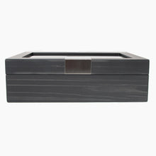 Load image into Gallery viewer, Matte Ebony 10 Slot Watch Box - Black