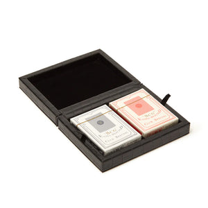 Paige Poker Card Set ( Black Croco)