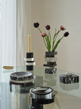 Load image into Gallery viewer, Pila Vase Jurassic, Merlot, Arabescato and Antico