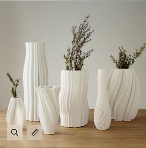 Emma White Vase
