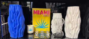 Unique 3D White Vase